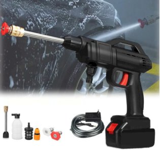 Rechargeable Cordless High Pressure Car Washer Gun