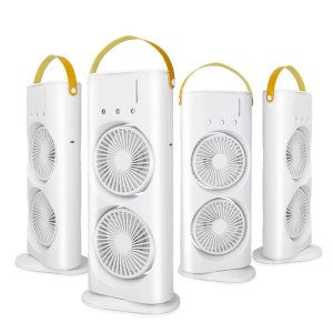 Rechargeable Double-ended Spray Fan Portable Humidifier Fan Air Conditioner Household Small Air Cooler