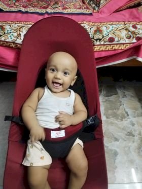 Baby Bouncer Chair Red Maroon
