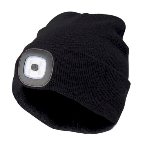 LED Lighted Hat, USB Rechargeable Head