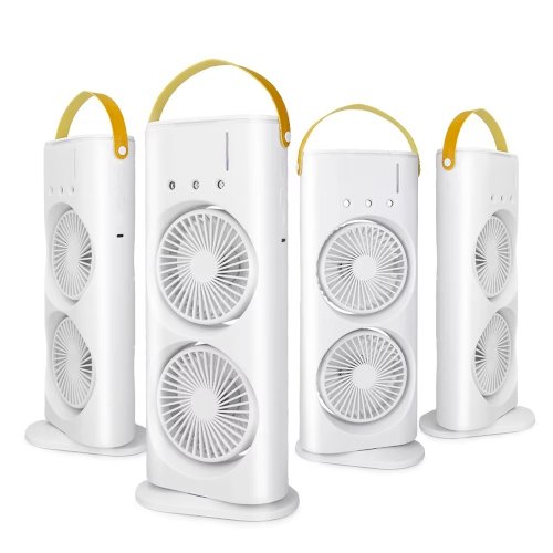 Rechargeable Double-ended Spray Fan Portable Humidifier Fan Air Conditioner Household Small Air Cooler